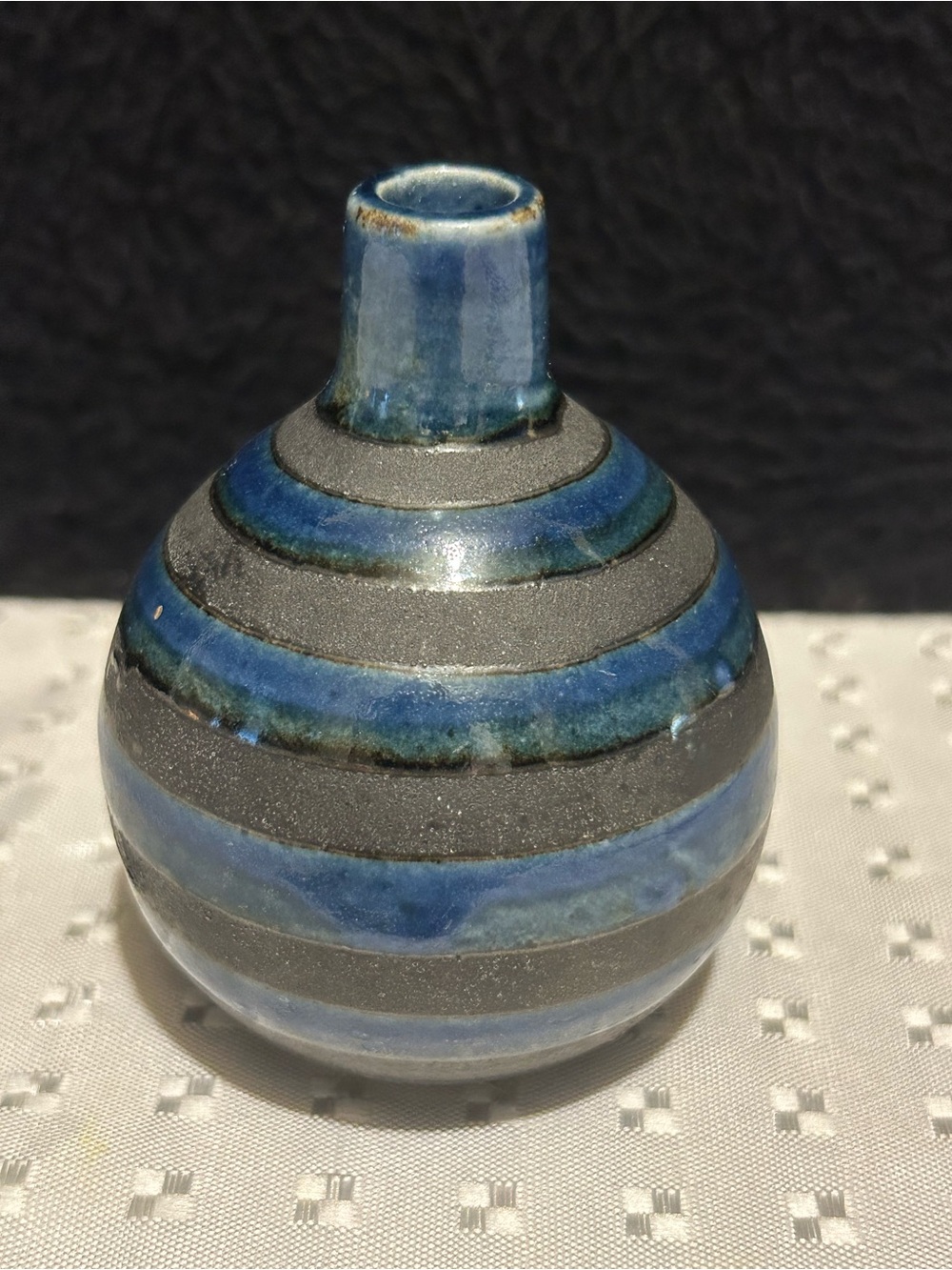 VTG OMC Otagiri Japan Pottery Pot Bud Vase 3" with Tag